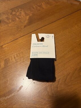 Calzedonia Kids Black Cashmere-Blend Tights
